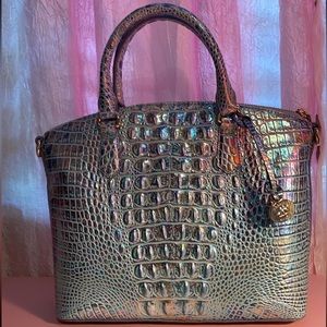 💜 Brahmin Duxbury Satchel Wonderland (blue) RARE